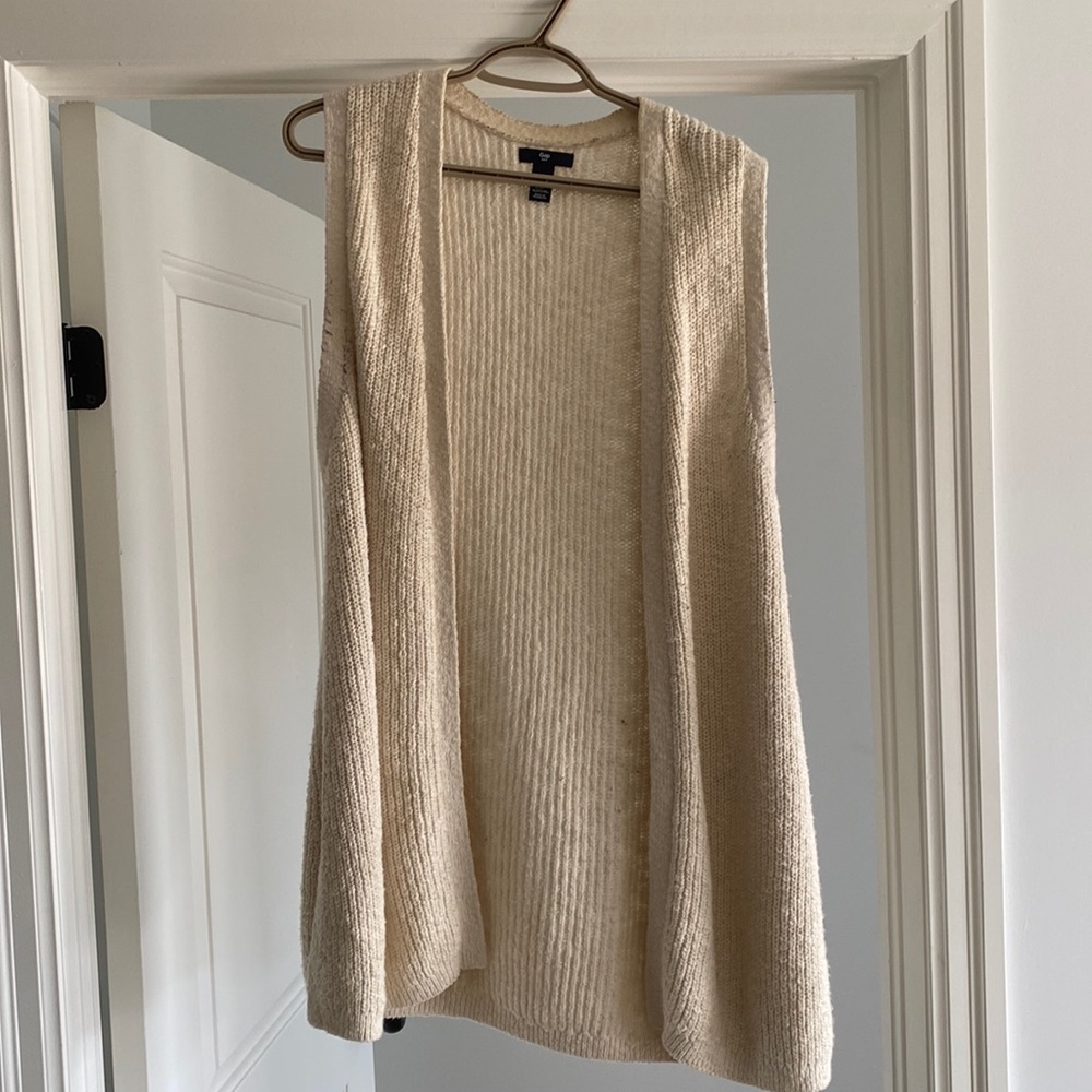Gap sweater vest; long
